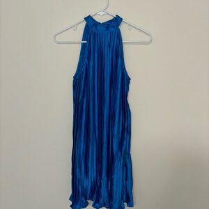 ASOS Vibrant Blue Halter Dress